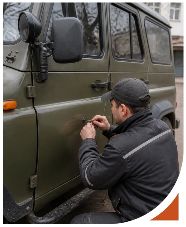 Профессиональное вскрытие автомобиля УАЗ без повреждений в Нижнеудинске